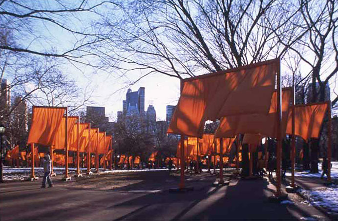 the gates central park new york city. The Gates, Central Park,